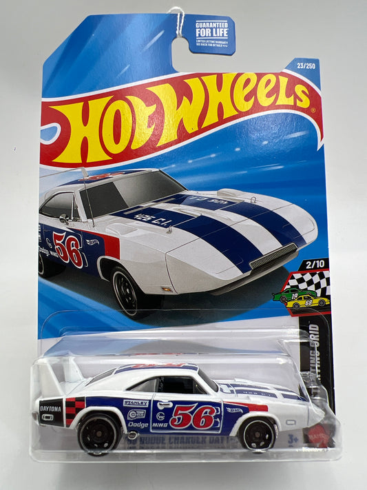 2026 Hot Wheels Kroger Exclusive #23 69 Dodge Charger Daytona White SR