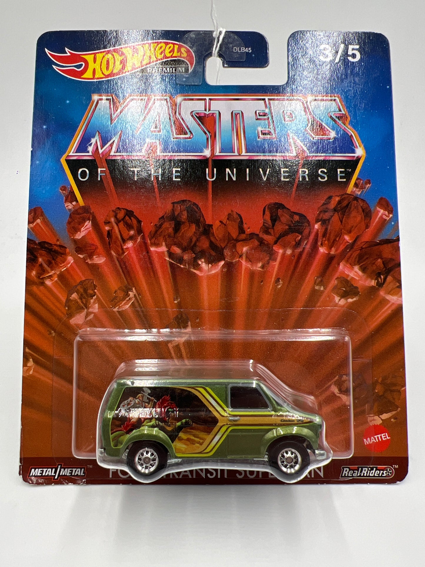 Hot Wheels Premium Masters Of The Universe #3 Ford Transit Supervan Green 267G
