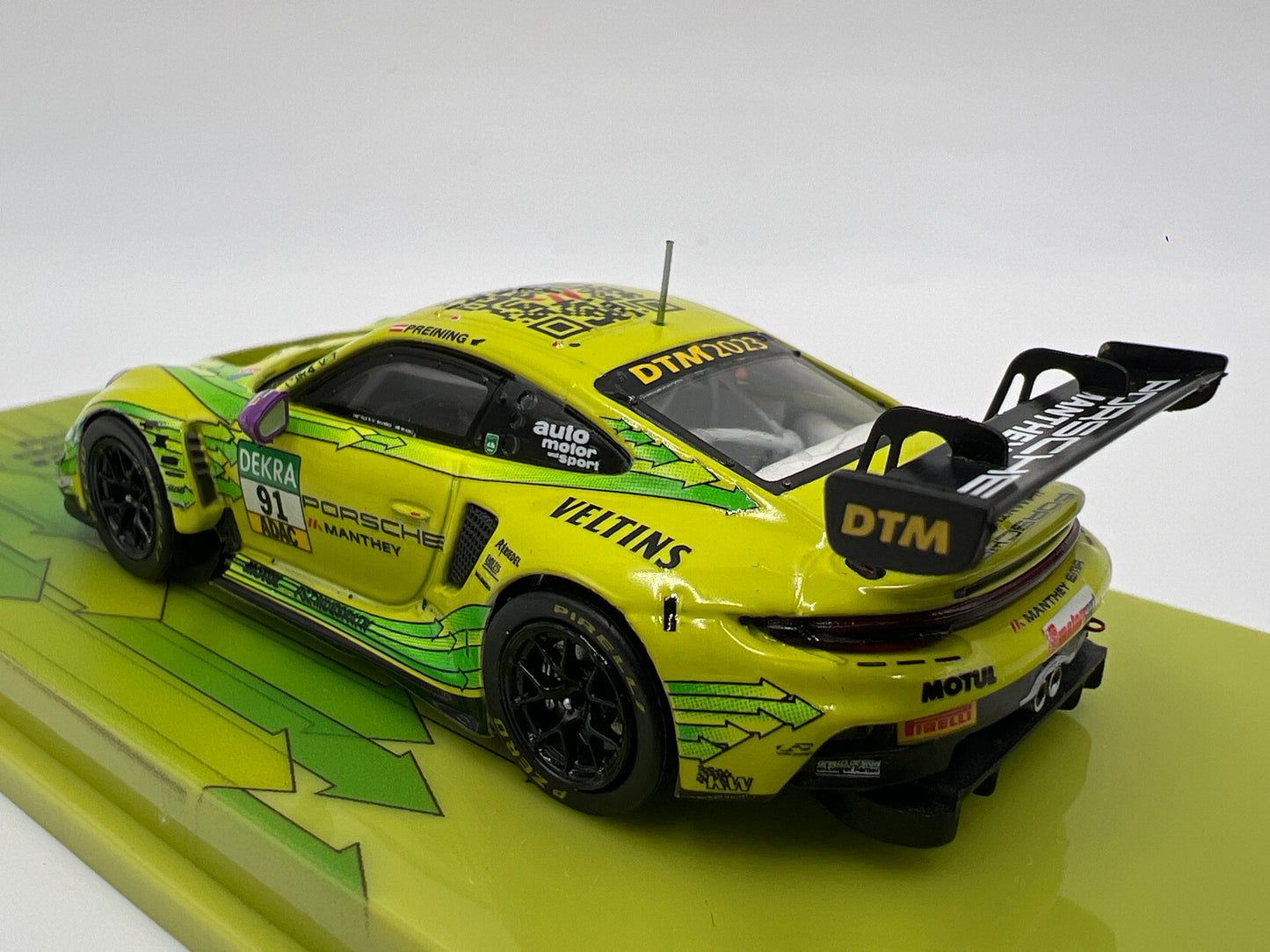 Tarmac Works x IXO Models Porsche 911 GT3 R DTM Champion 2023