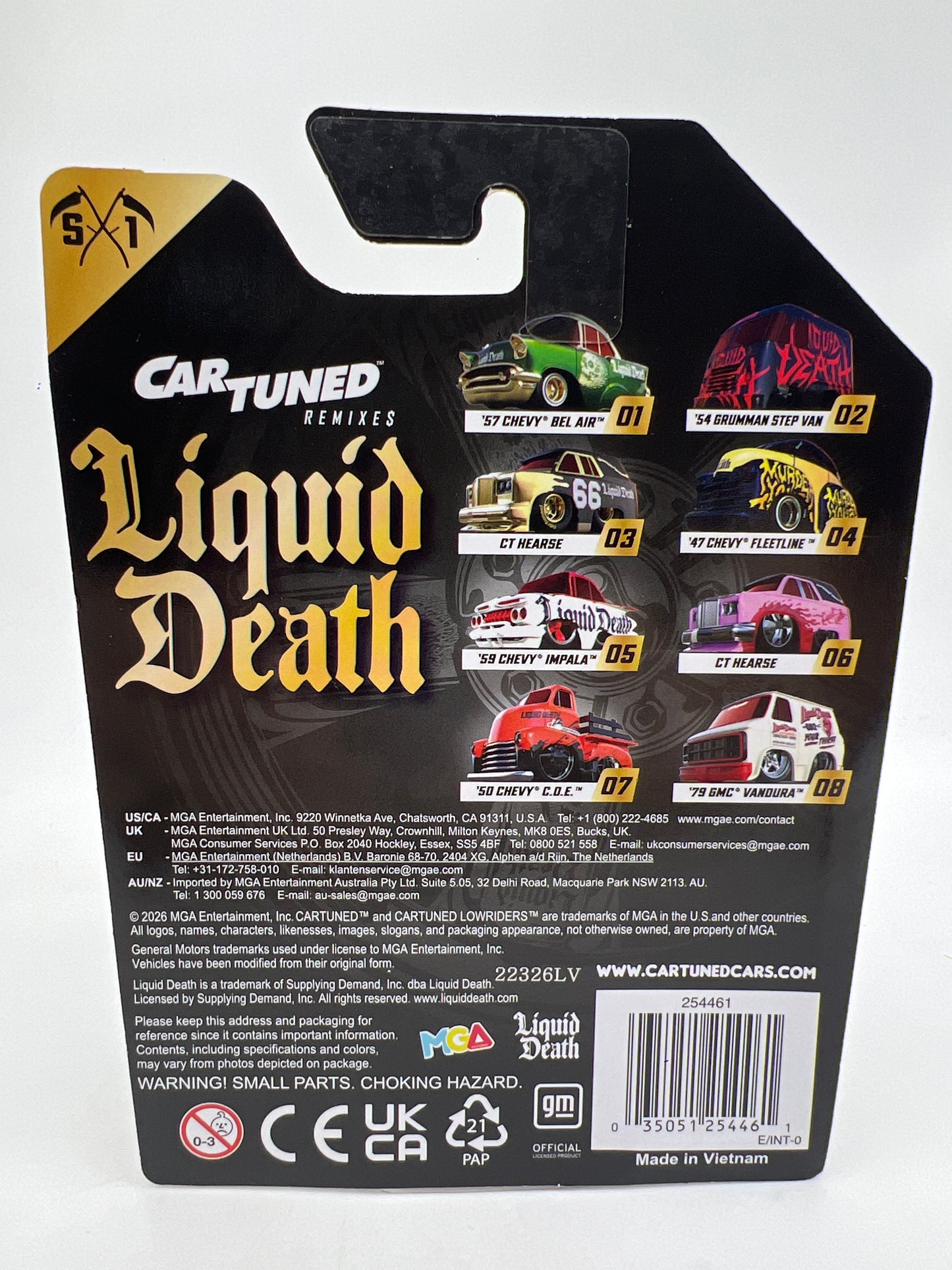 MGA Car Tuned Remixes Liquid Death Series 1 #1 57 Chevy Bel Air