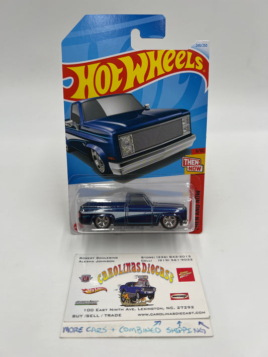2024 Hot Wheels Super Treasure Hunt #249 83 Chevy Silverado Blue W/Protector