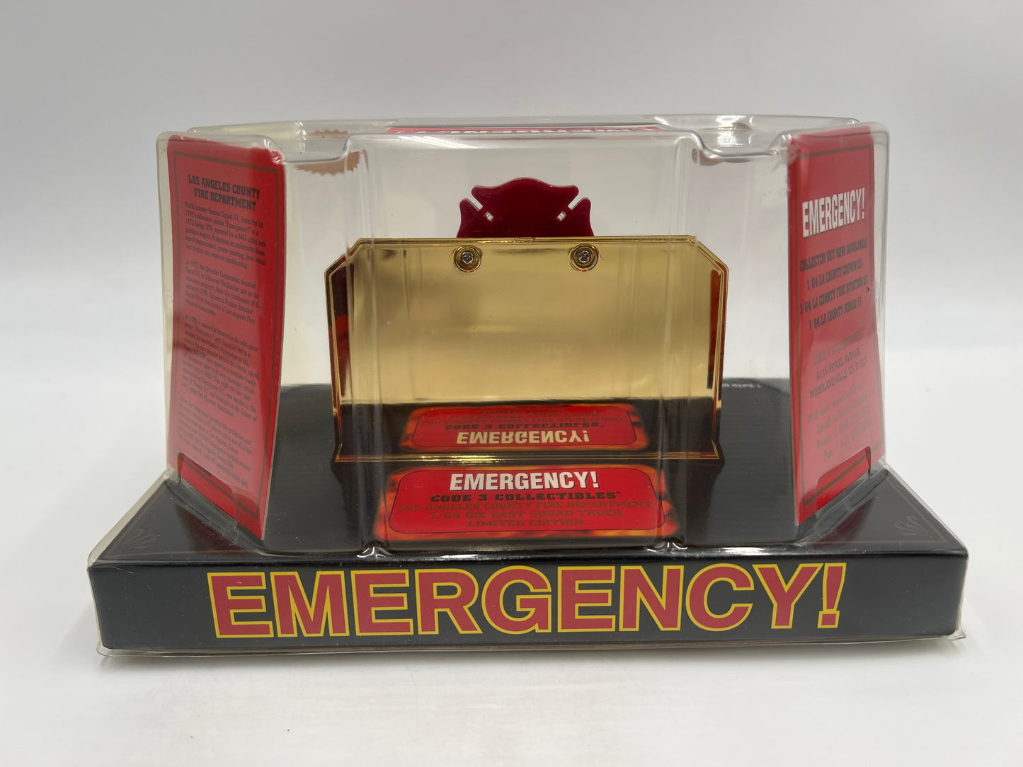 Code 3 Collectibles 1/64 Emergency! Los Angeles County Rescue Squad 51 Red