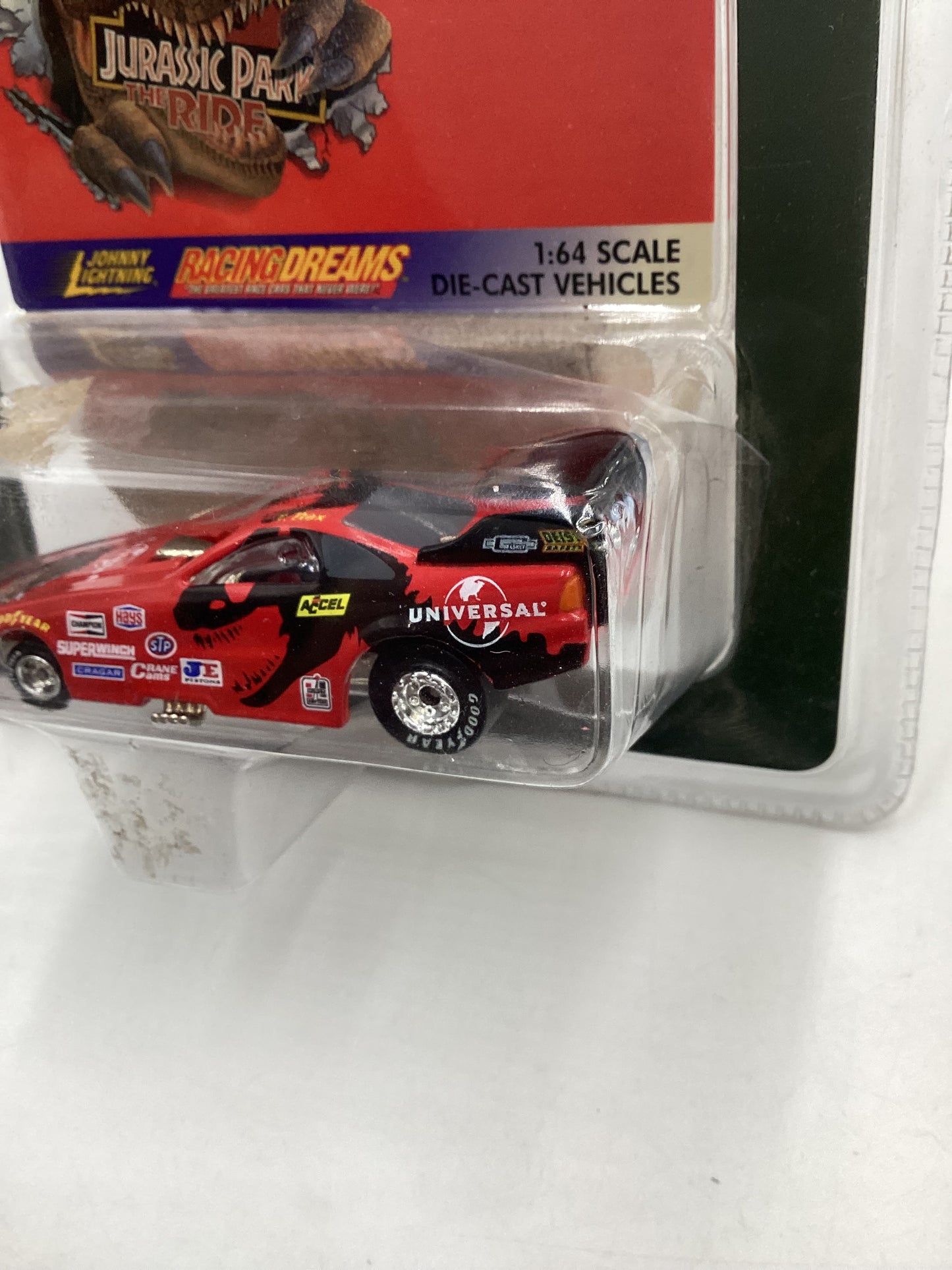 Johnny Lightning Racing Dreams Jurassic Park Drag Funny Car 188G