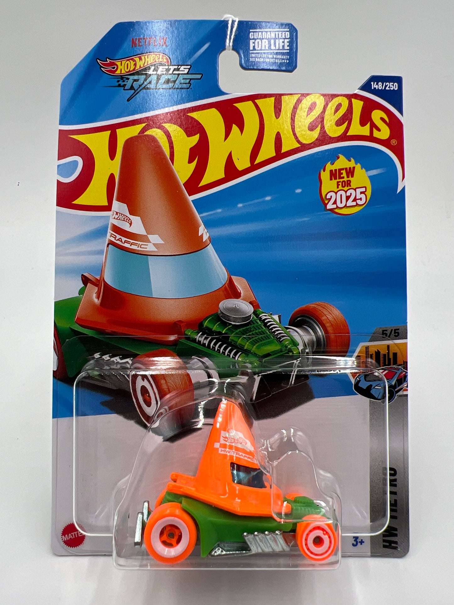 2025 Hot Wheels H Case Metro #148 Cone Shaker Orange/Green 122D