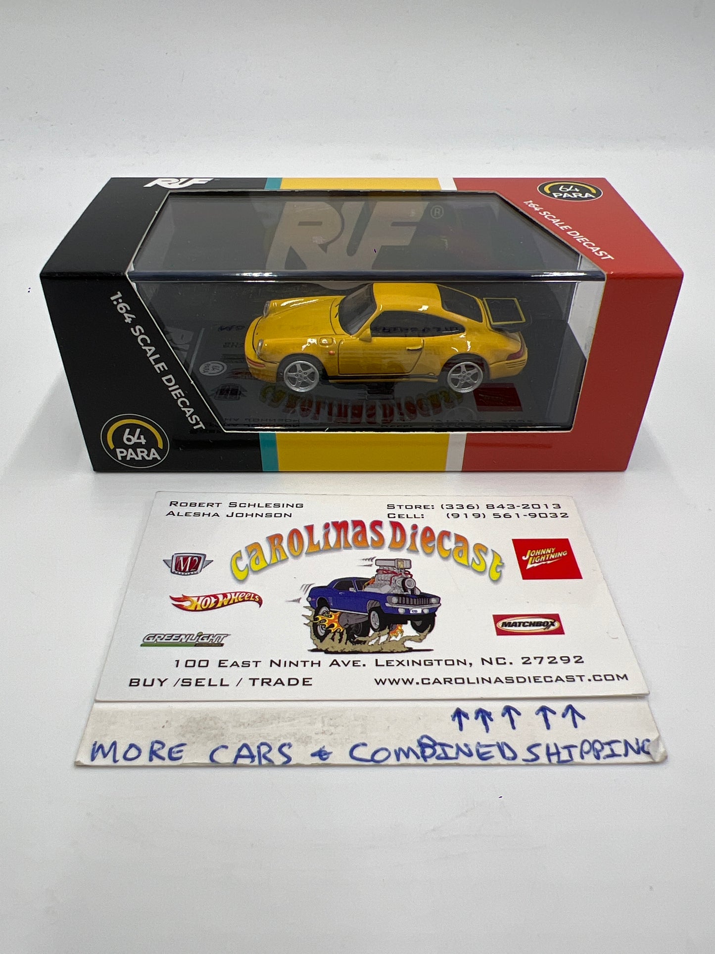 Para64 1:64 Scale Diecast 1987 Porsche RUF CTR Yellowbird Sealed