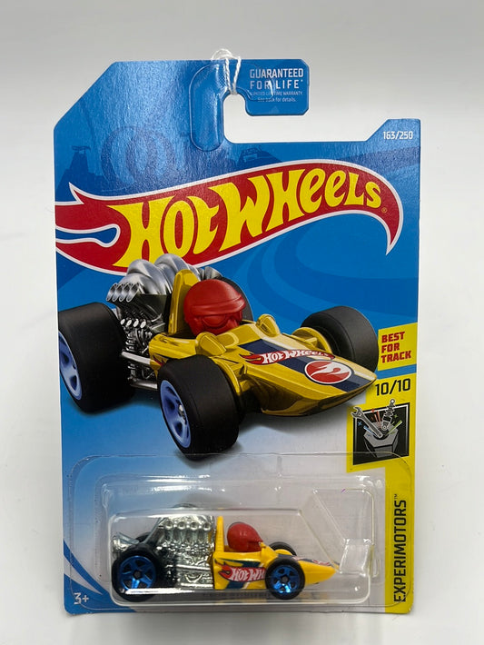 2019 Hot Wheels Treasure Hunt #163 Head Starter Yellow 277P