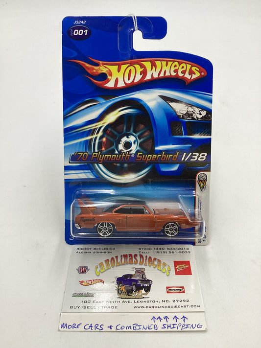2006 Hot Wheels First Editions #001 70 Plymouth Superbird Orange 39D