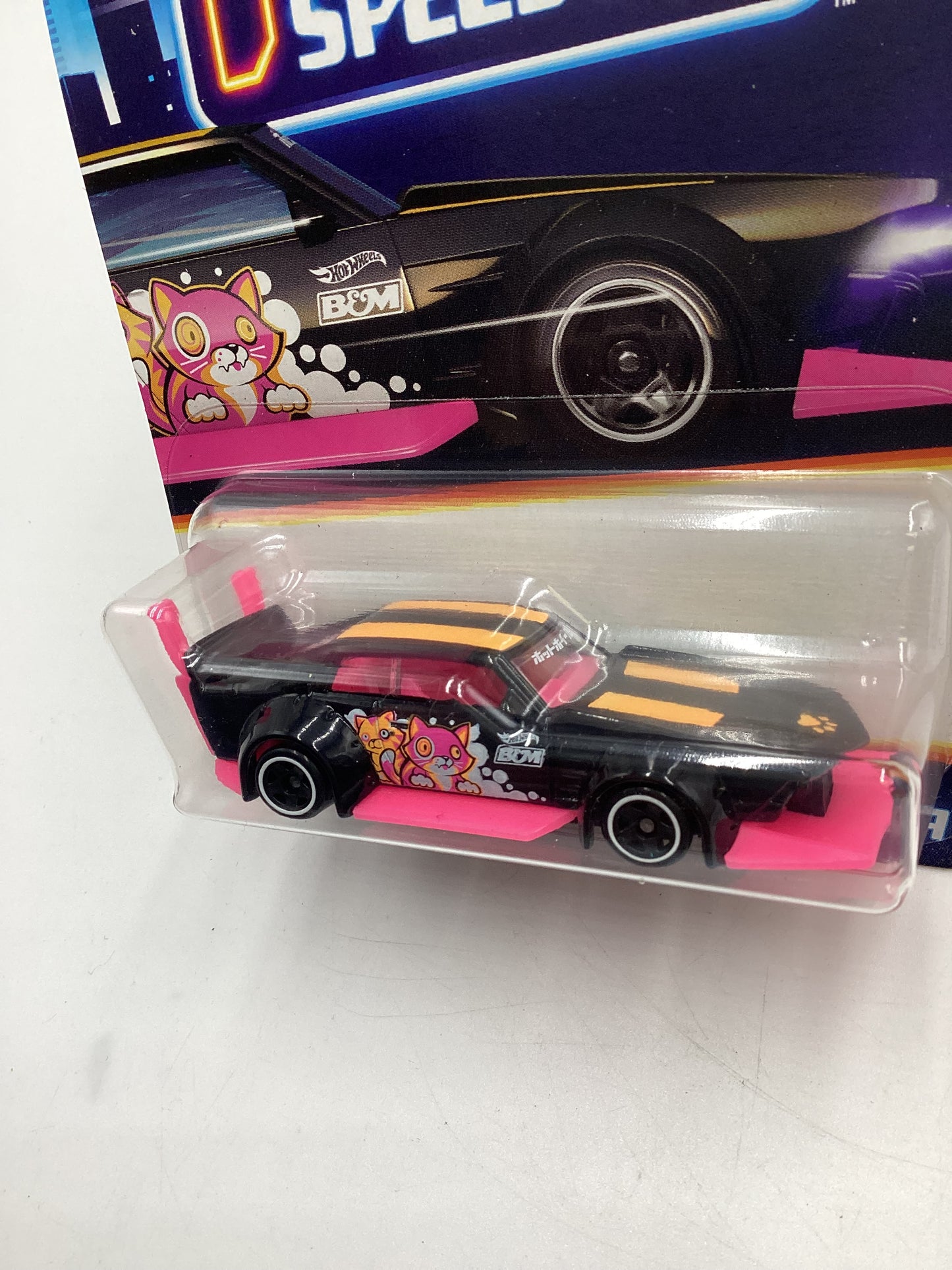 2025 Hot Wheels Neon Speeders #4 Mad Manga Black 159D
