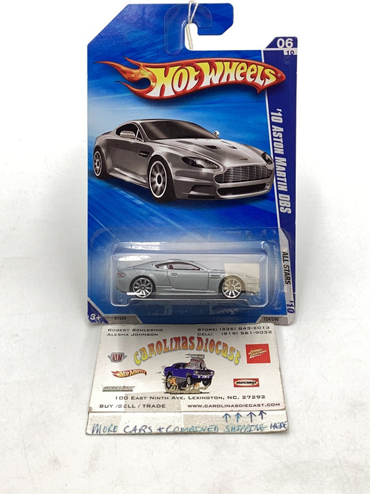 2010 Hot Wheels #124 10 Aston Martin DBS All Stars