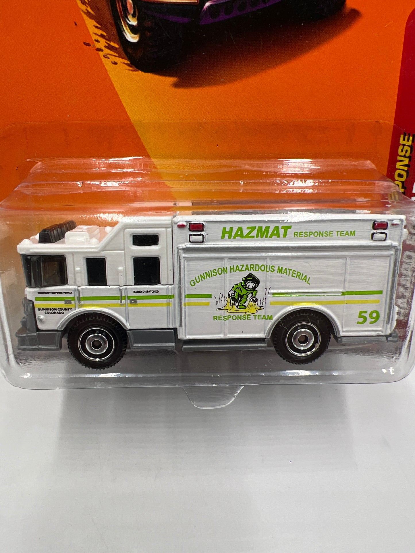 Matchbox Emergency Response #51 Hazard Squad Hazmat White 216K