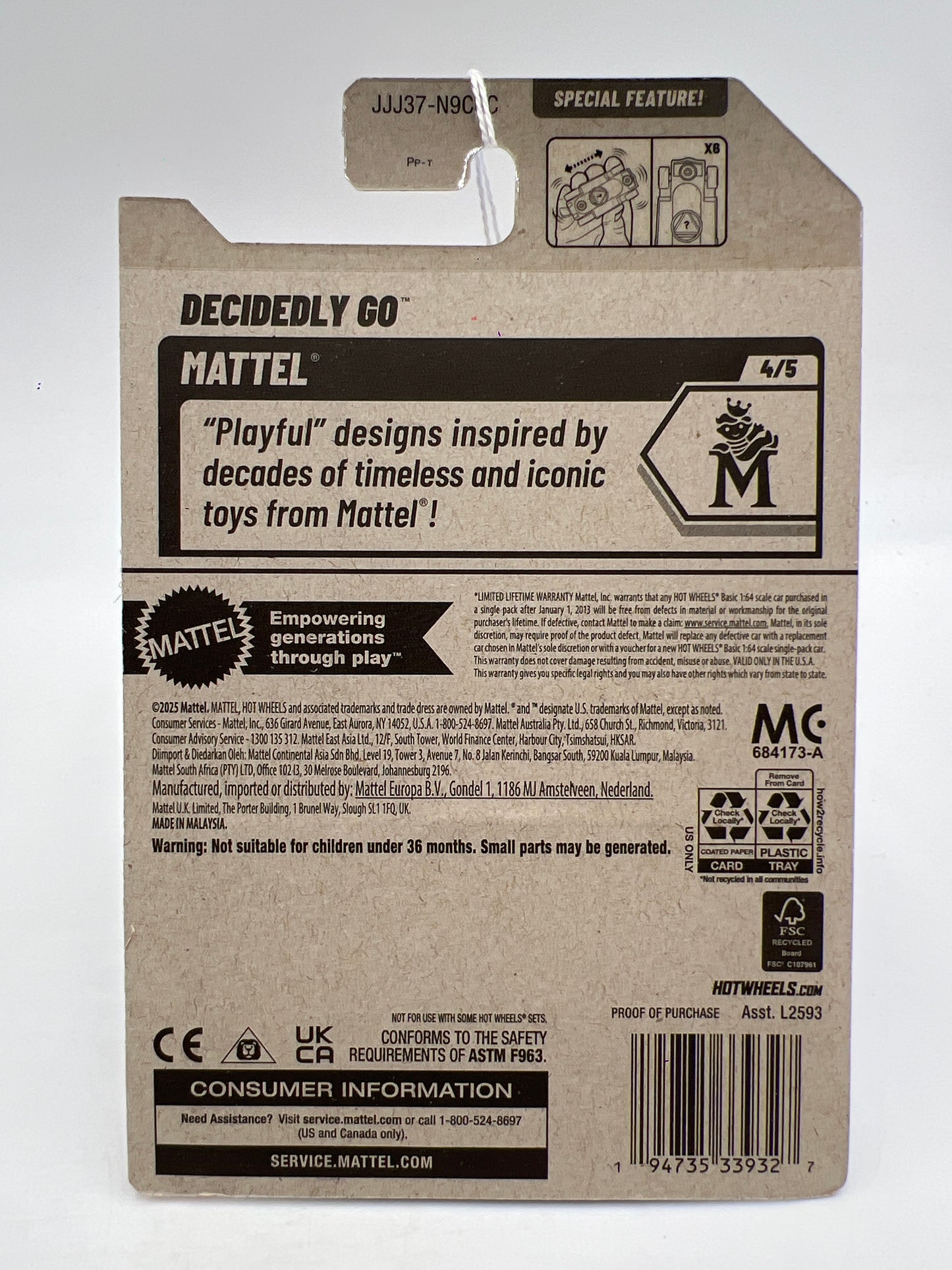 2026 Hot Wheels C Case Mattel #70 Decidedly Go Magic 8 Ball