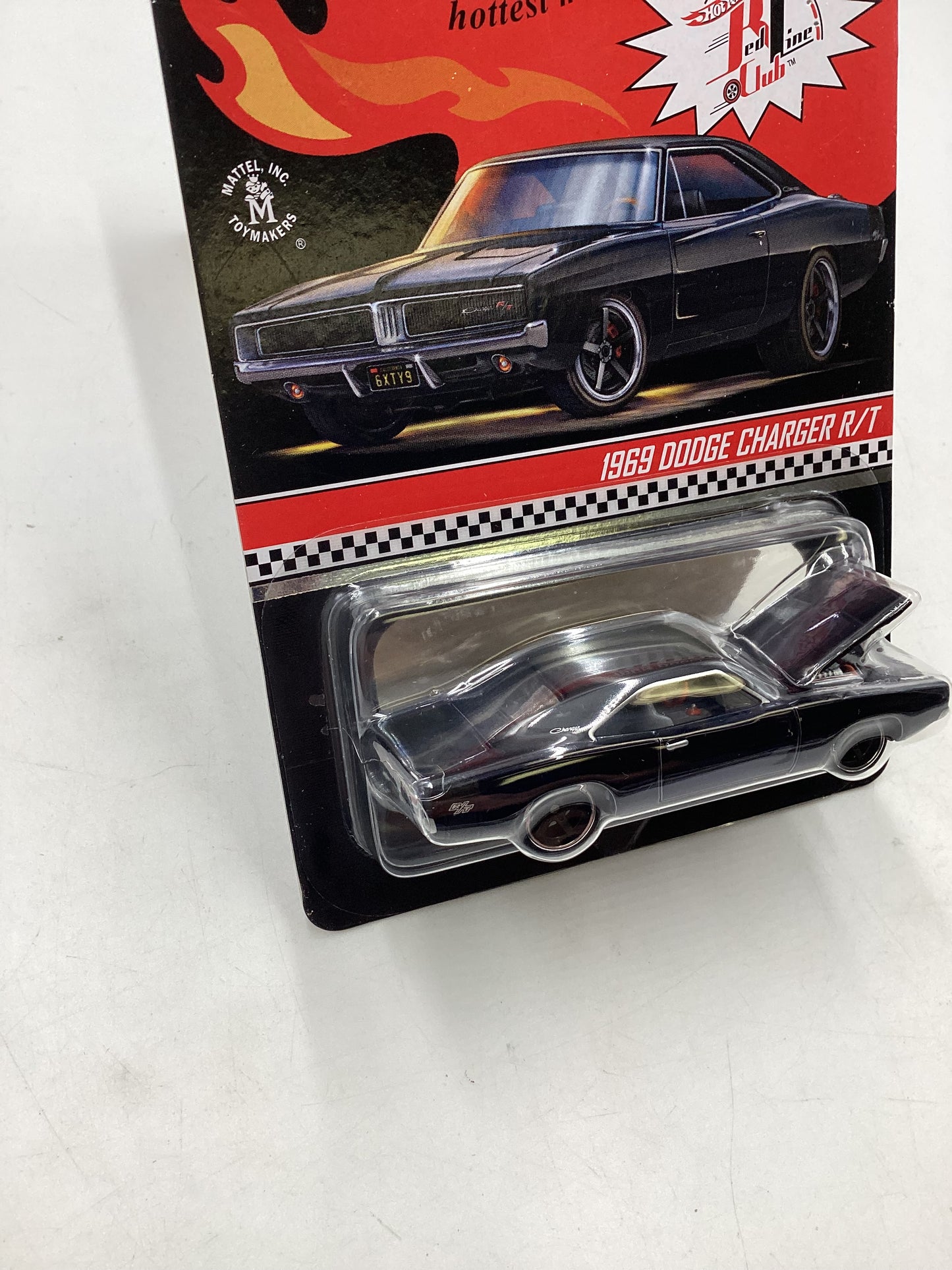 2020 Hot wheels Redline club RLC 16854/17500 1969 Dodge Charger R/T Black with protector