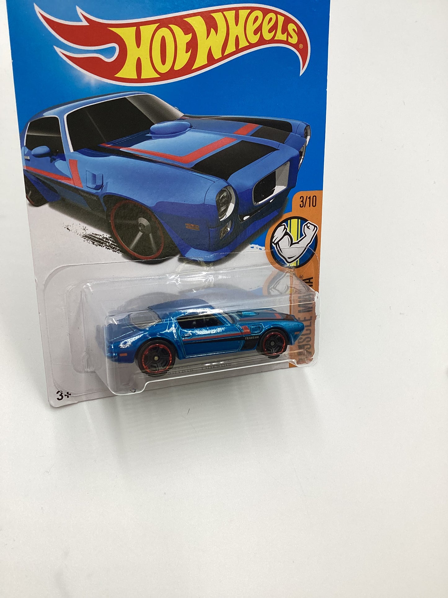2016 Hot Wheels #123 73 Pontiac Firebird Blue 47F