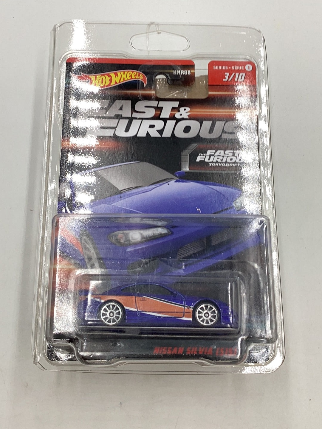 Hot wheels 2023 Fast and furious Tokyo Drift Nissan Silvia (S15) 3/10 with protector 74A