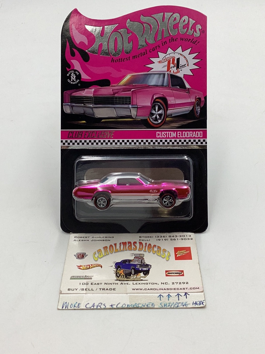 hot wheels redline club RLC Custom Eldorado with protector