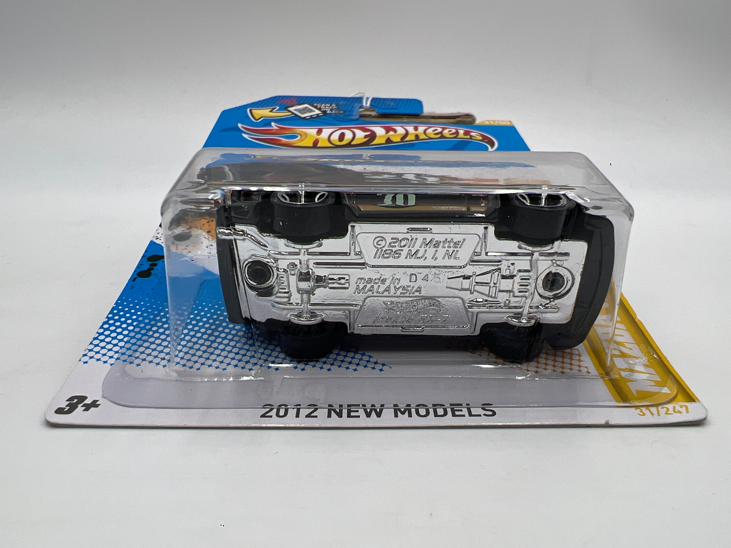 2012 Hot Wheels New Models #31 Mazda RX-7 Black 86C
