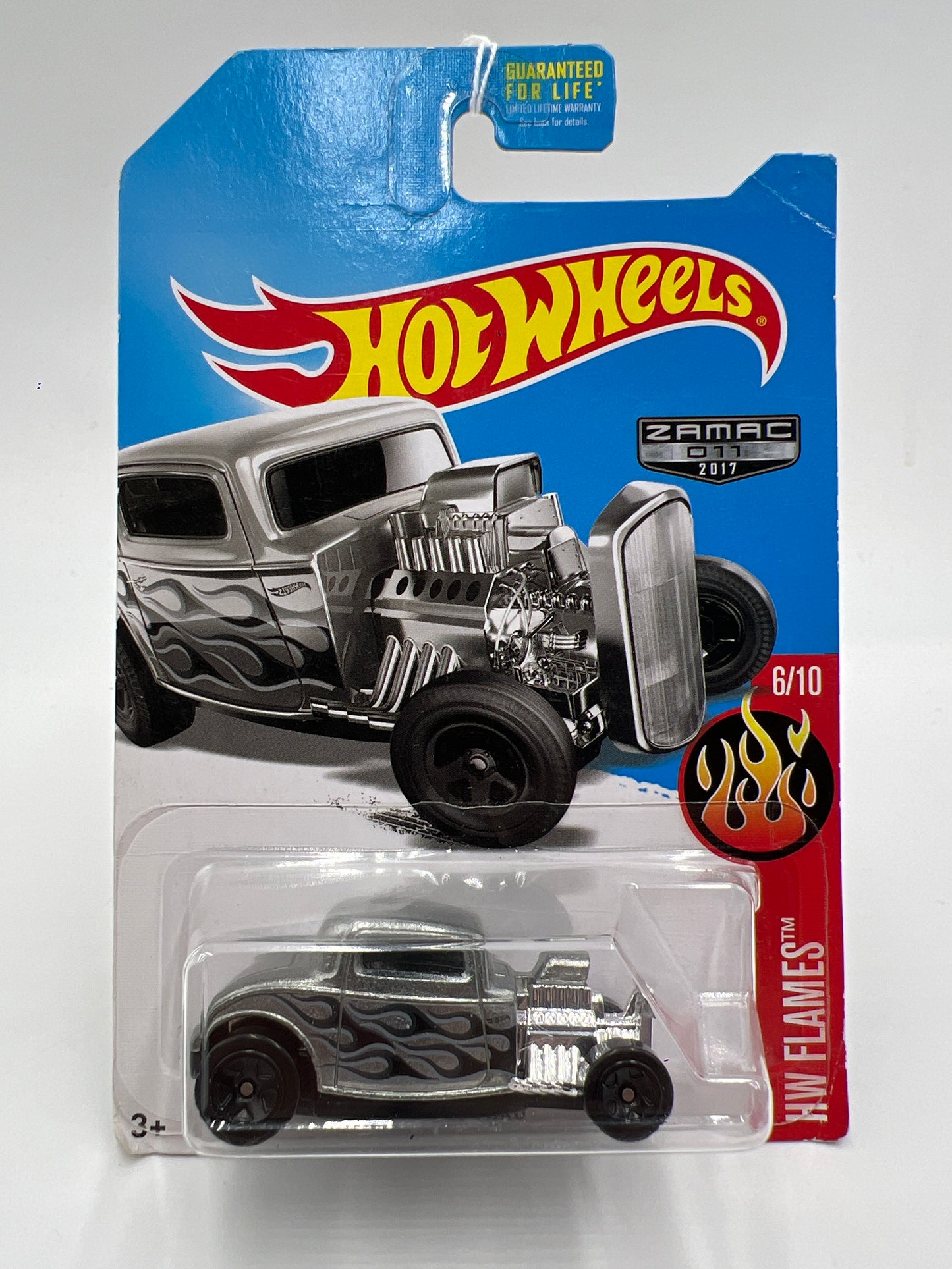 2017 Hot Wheels Flames Walmart Exclusive Zamac 011 32 Ford