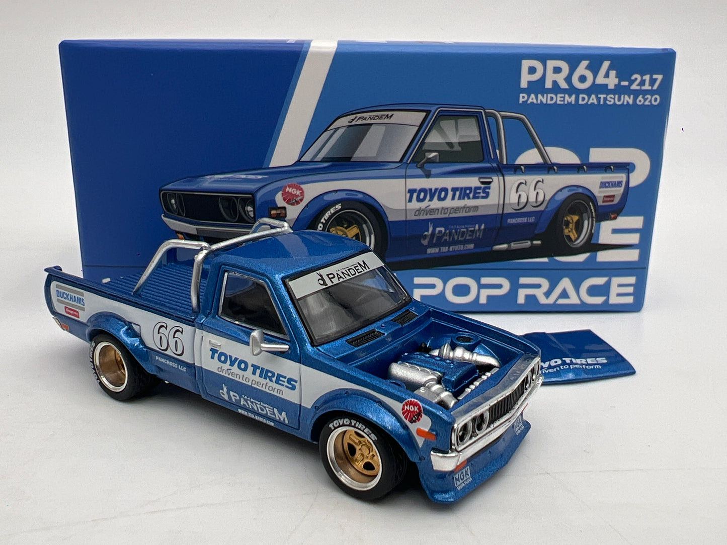 Pop Race #217 Pandem Datsun 620 Blue