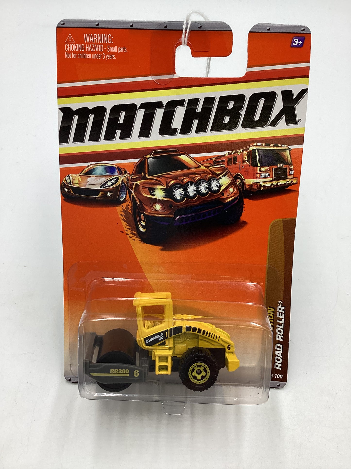 Matchbox #37 Construction Road Roller Yellow 206G