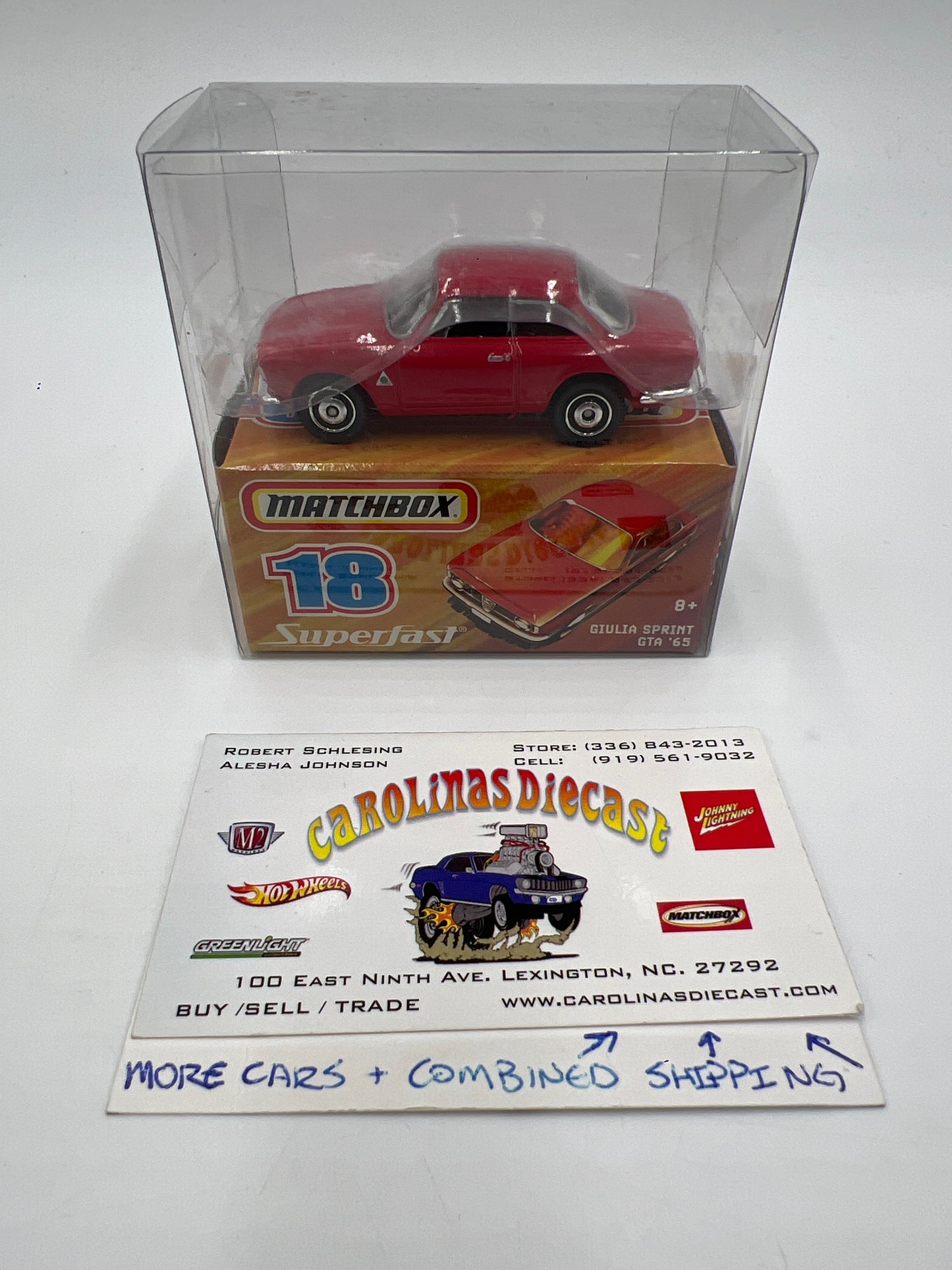 Matchbox Superfast #18 Giulia Sprint GTA 65 Red