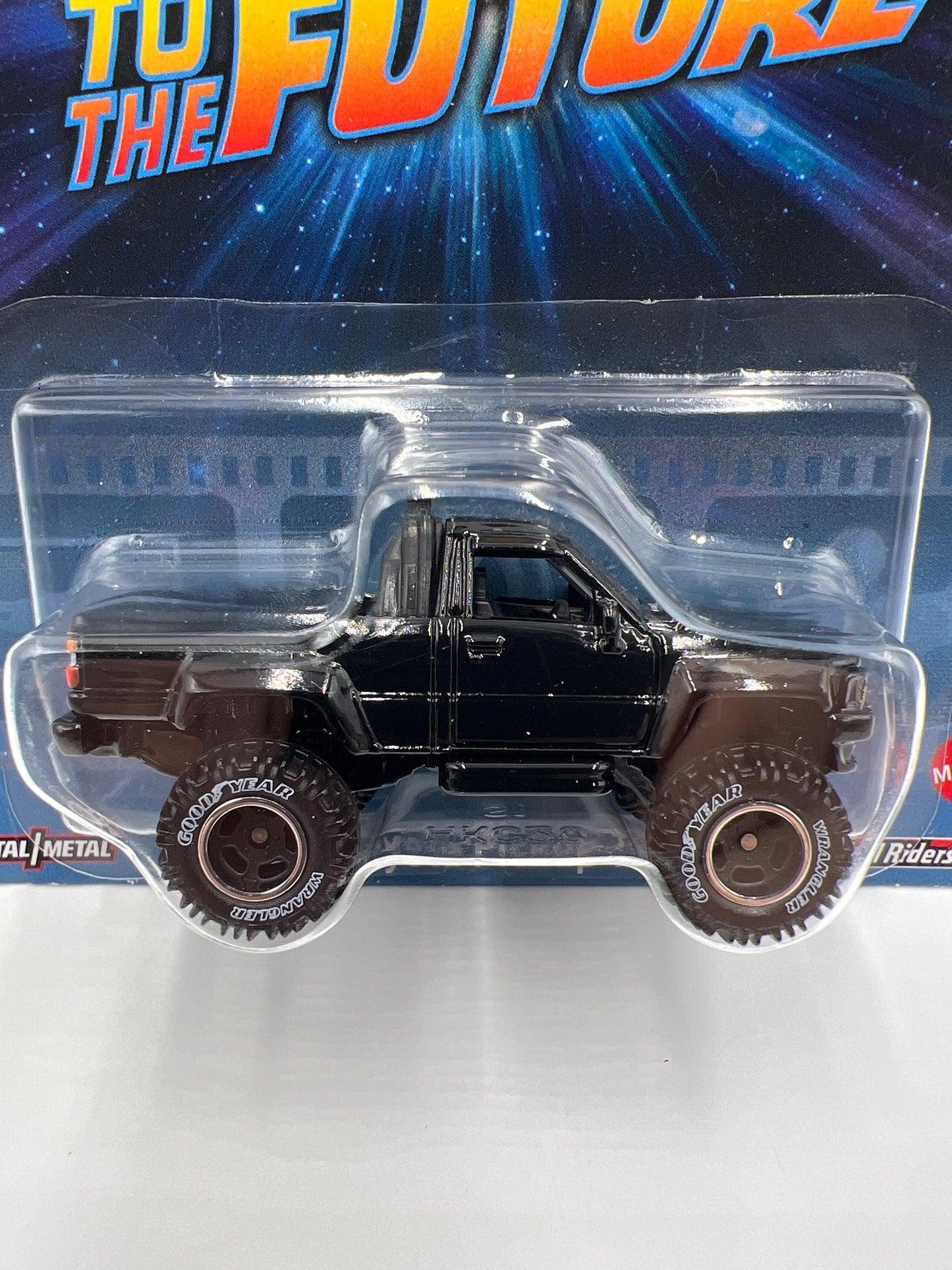 Hot Wheels Premium Back To The Future BTTF 1987 Toyota Pickup Truck Black W/Protector 2