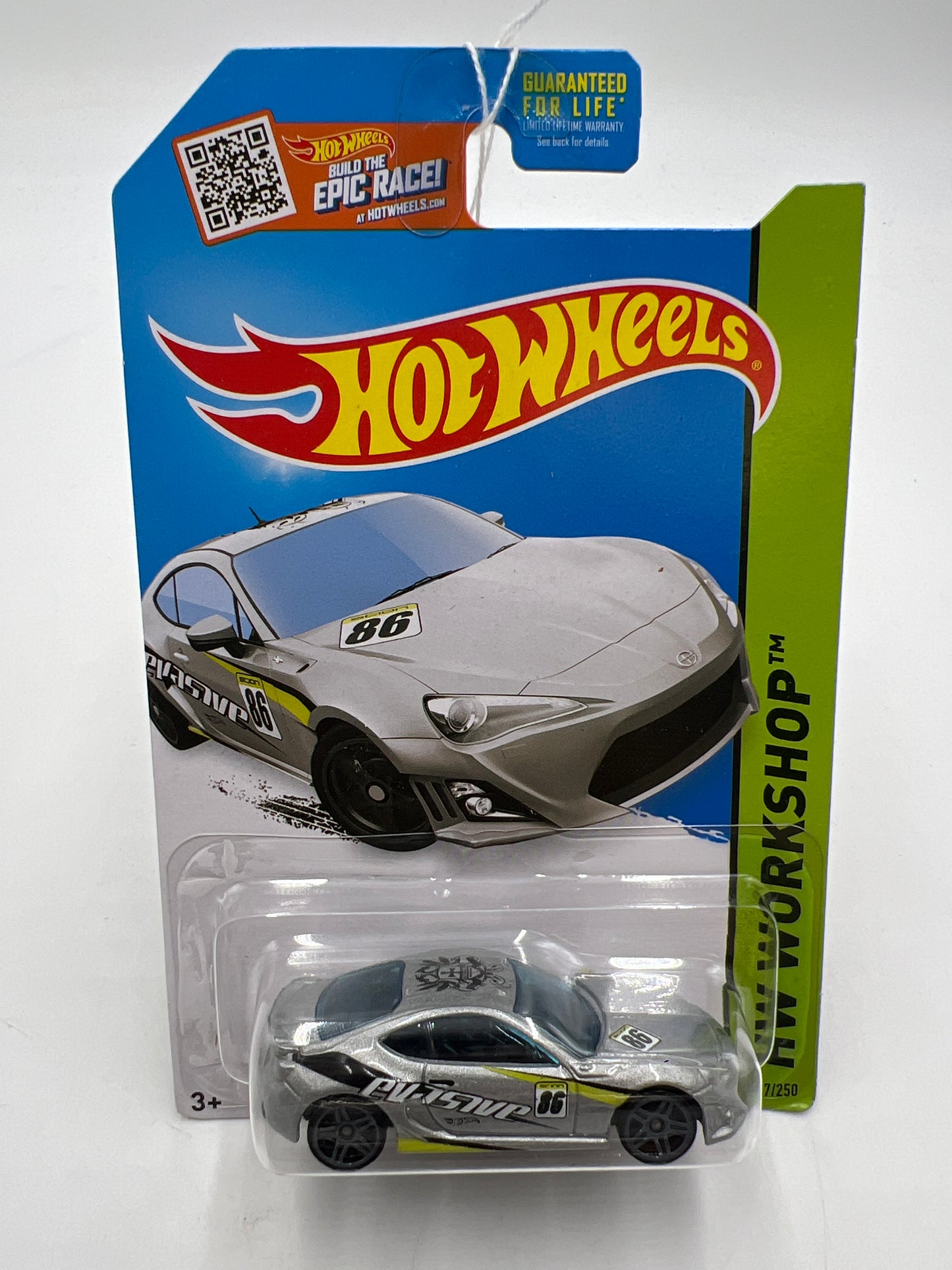 2015 Hot Wheels Workshop #237 Scion FR-S Silver 67B