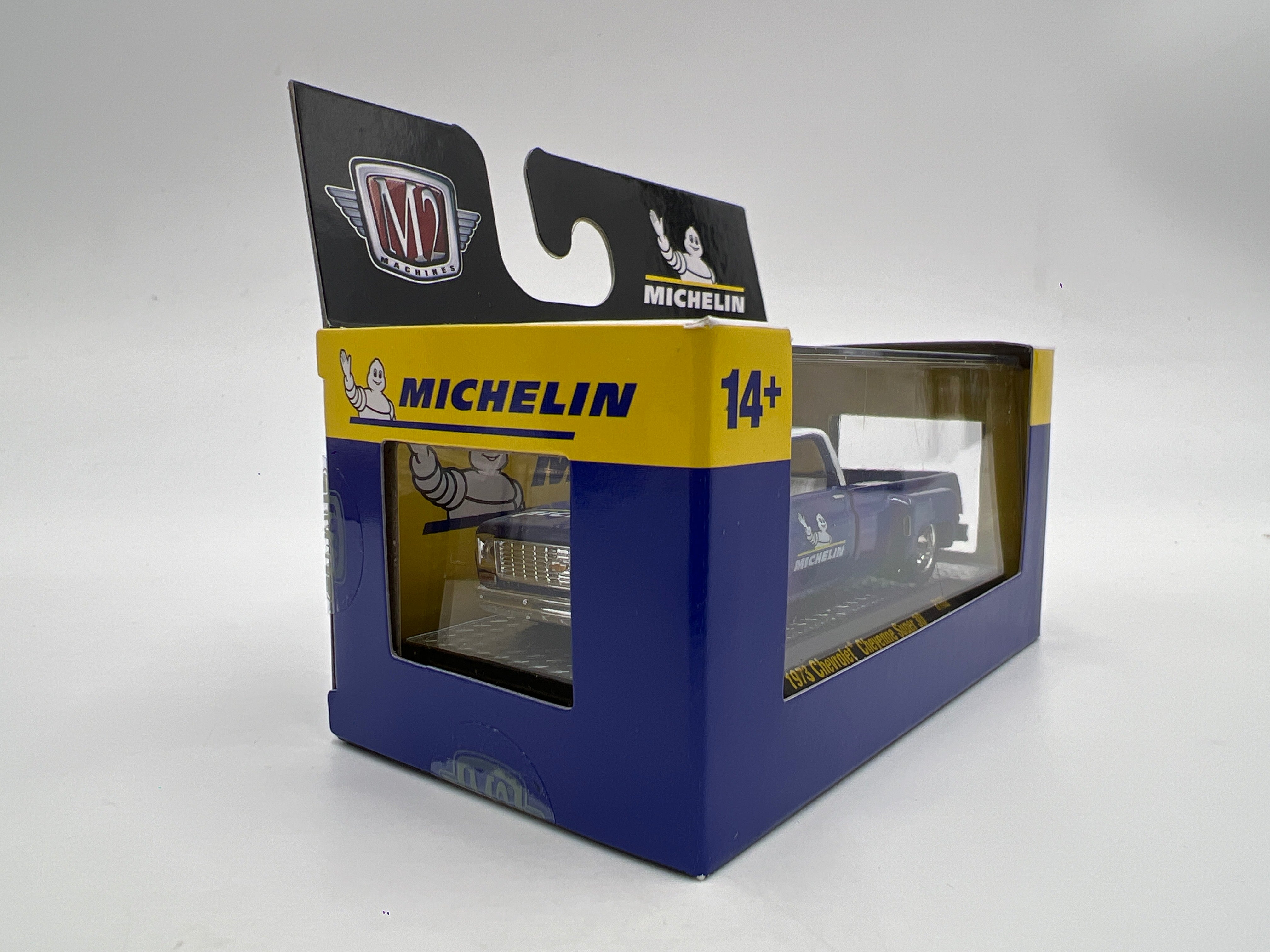 2025 M2 Machines Michelin 1973 Chevrolet Cheyenne Super 30 Blue