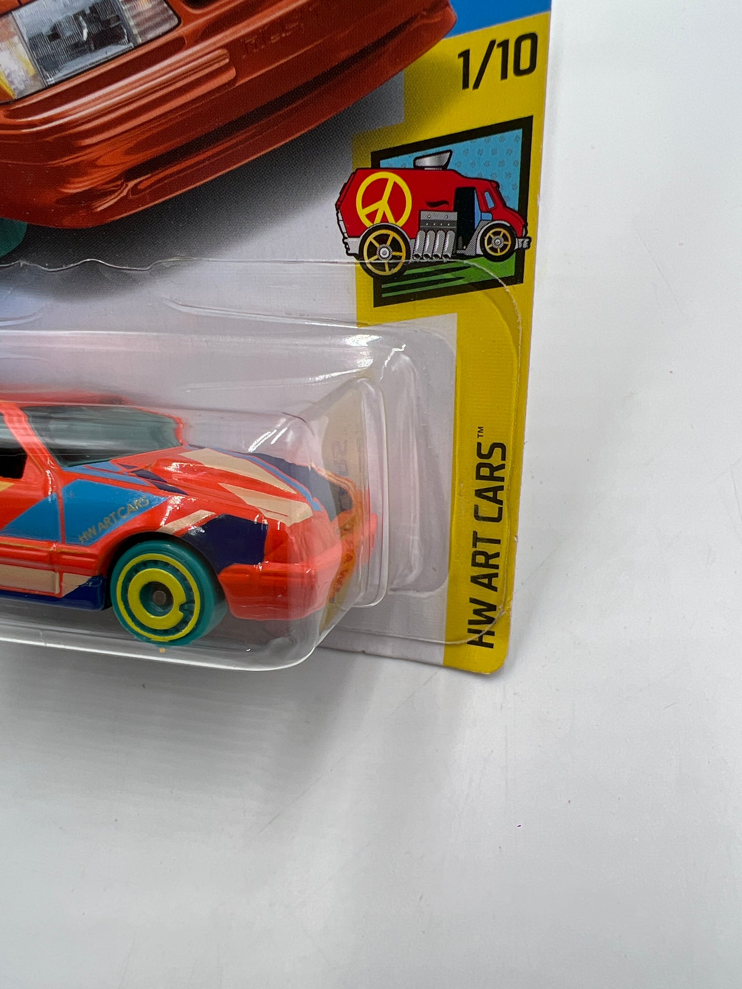 2020 Hot Wheels Art Cars #90 92 Ford Mustang Orange 19G