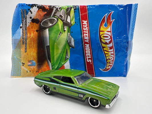 2011 Hot Wheels Mystery Models #6 73 Ford Falcon Green W/Poster