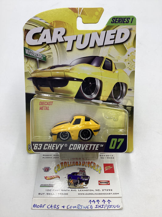 2024 Car Tuned Series 1 #7 63 Chevy Corvette 185A