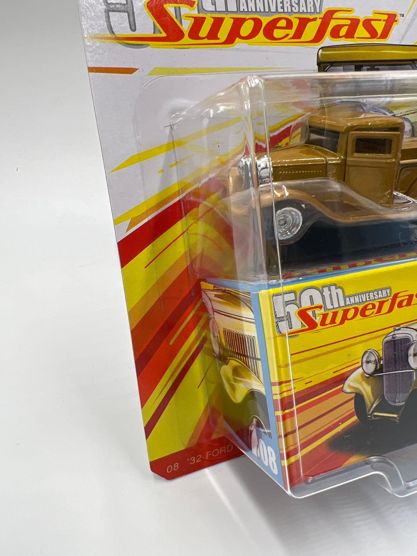 Matchbox 50th Anniversary Superfast #8 32 Ford Pickup Gold 172i