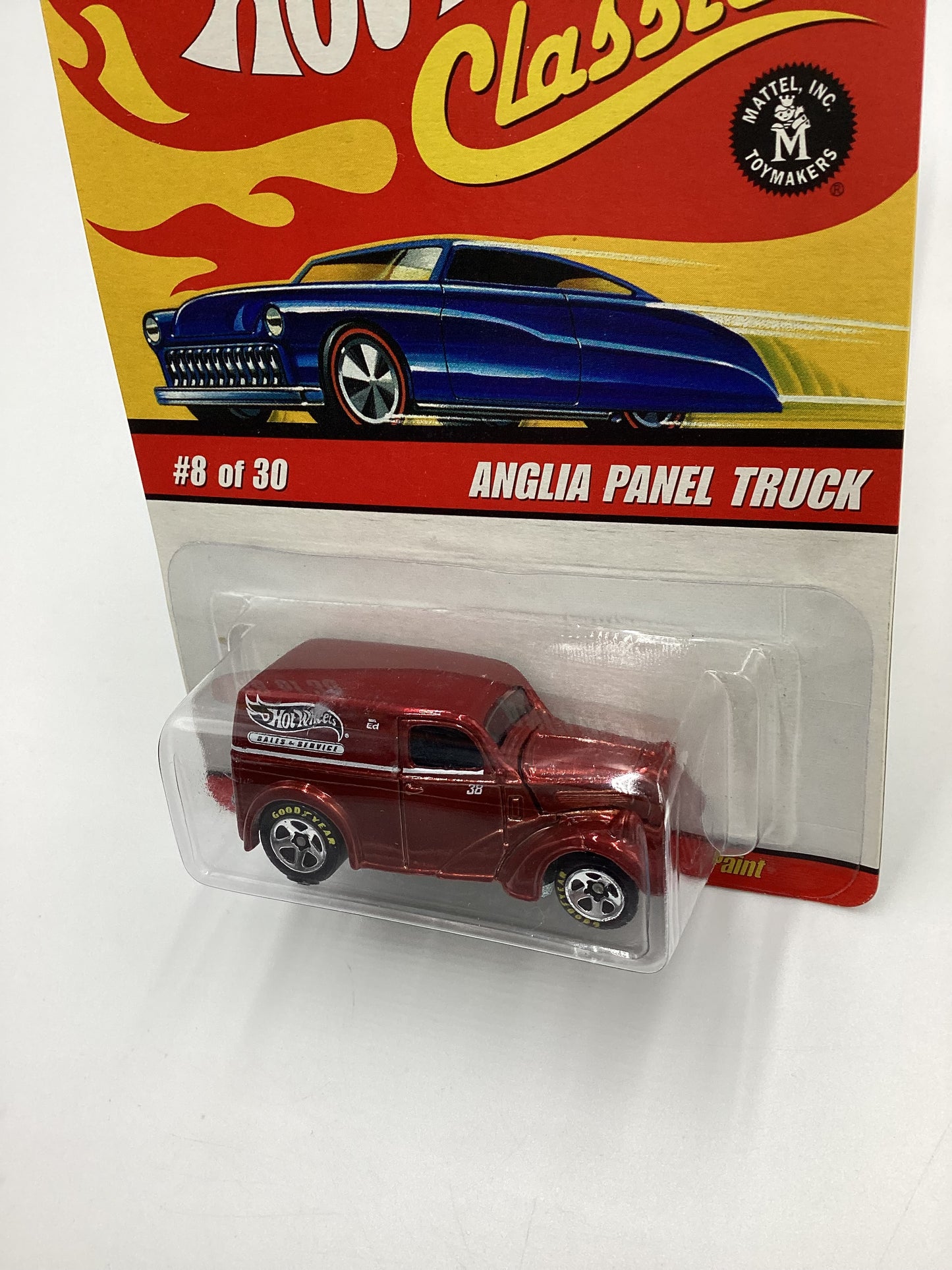 Hot wheels Classics Series 2 #8 Anglia Panel Truck Red SR