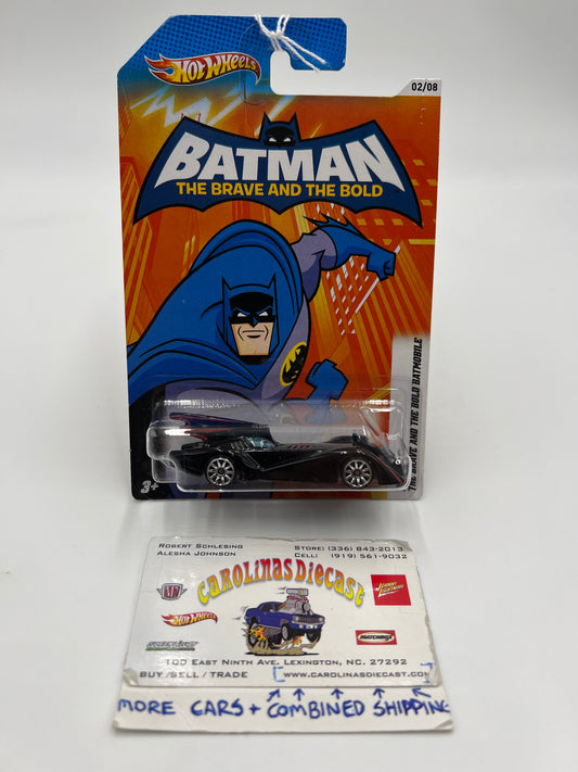 2011 Hot Wheels Batman Series #02 Batman: The Brave And The Bold Batmobile Black 117E