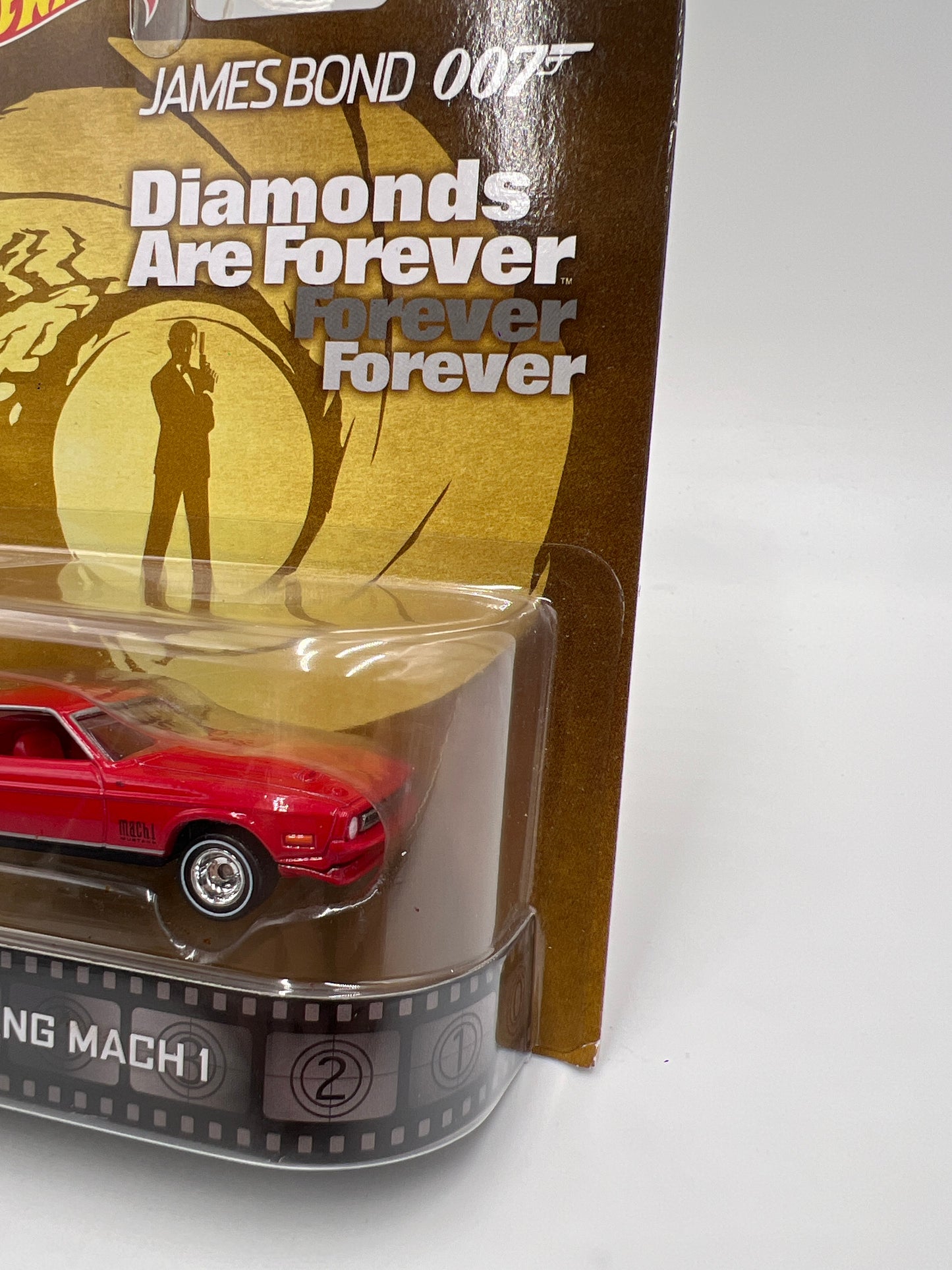 Hot Wheels Premium Retro Entertainment 007 Diamonds Are Forever 71 Mustang Mach 1 Red