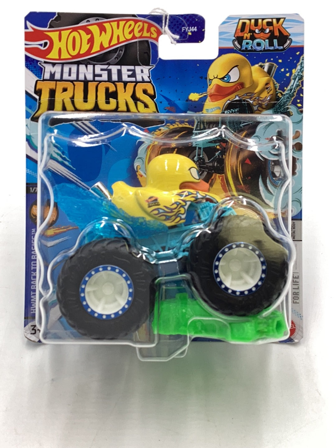 Hot wheels monster Trucks Back to Basics 1/7 Duck n’ Roll 134G