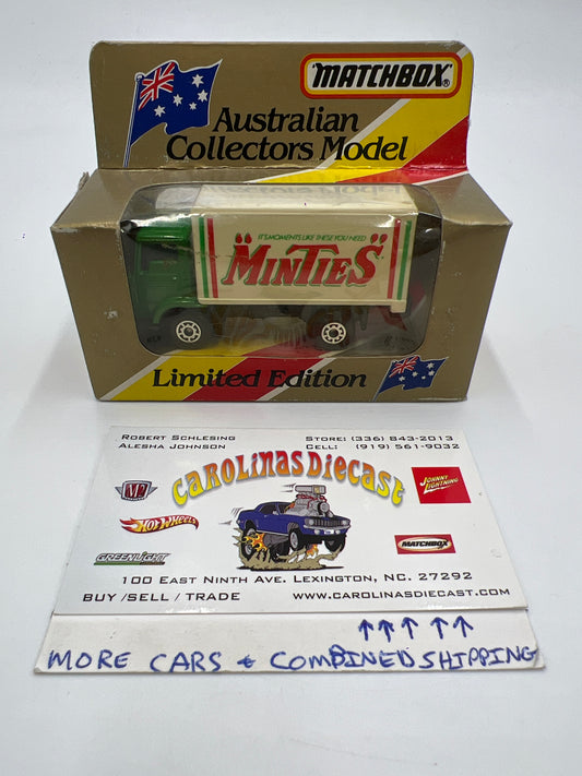 Matchbox Australian Collectors Model #72 Delivery Truck Minties