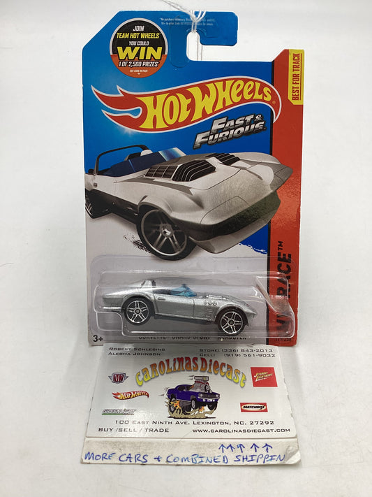 2014 Hot Wheels #179 Fast and Furious Corvette Grand Sport Roadster 73E