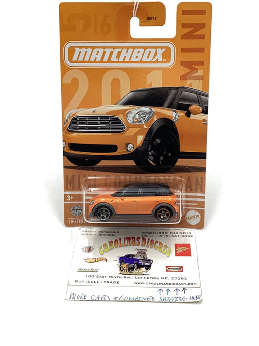 2024 Matchbox 2011 Mini Countryman 5/6 Walmart Exclusive 161N