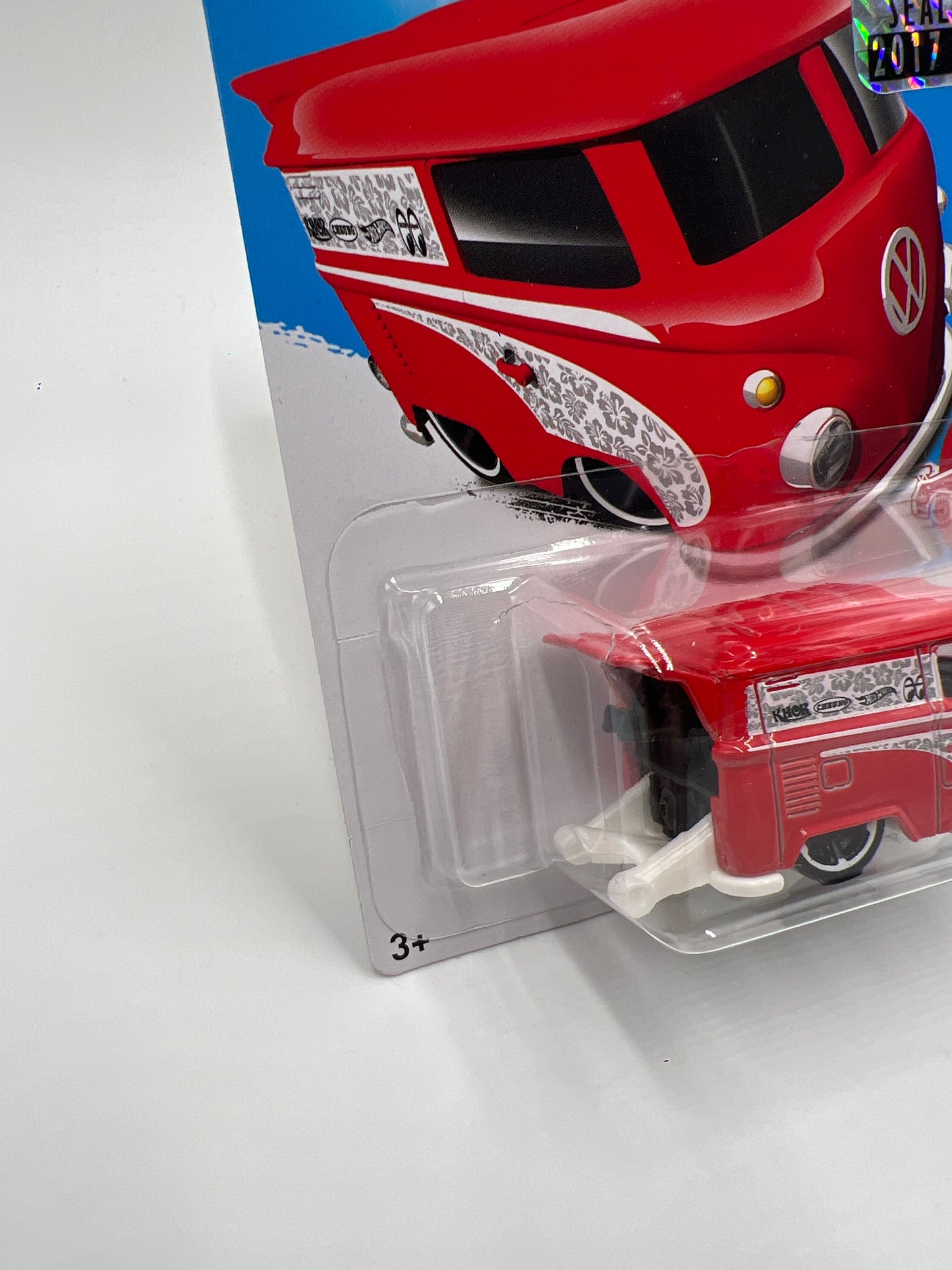 2017 Hot Wheels Factory Sealed Target Exclusive Red Edition Kool Kombi Red W/Protector