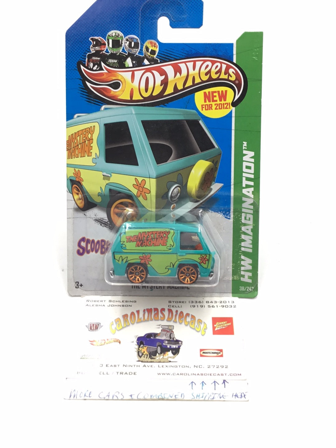 2012 Hot wheels #38 The Mystery Machine CC2