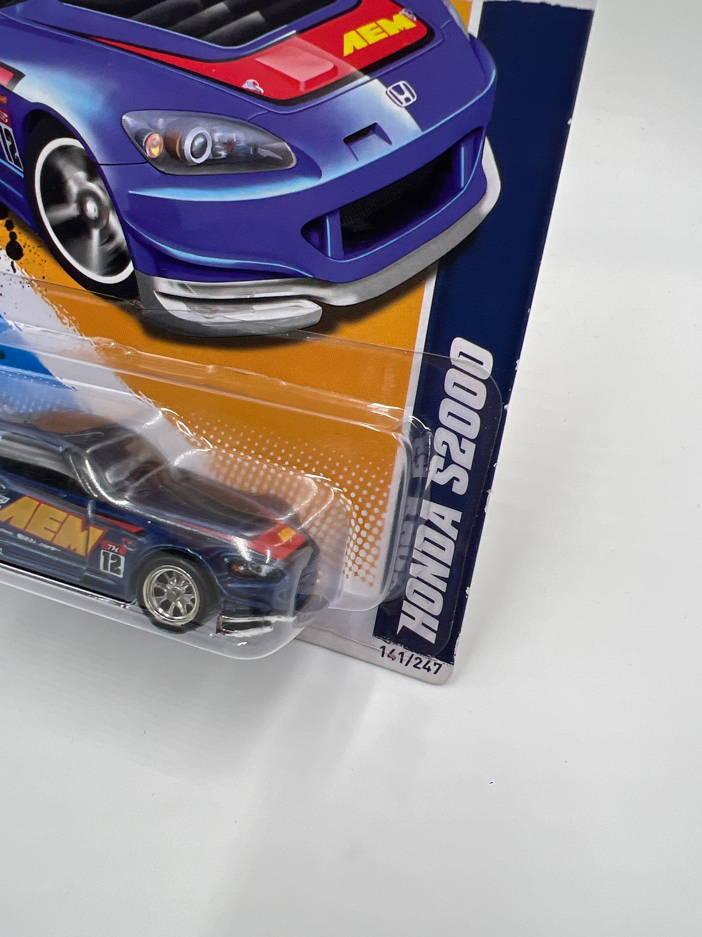 2012 Hot Wheels Super Treasure Hunt #141 Honda S2000 AEM Blue W/Protector International Card