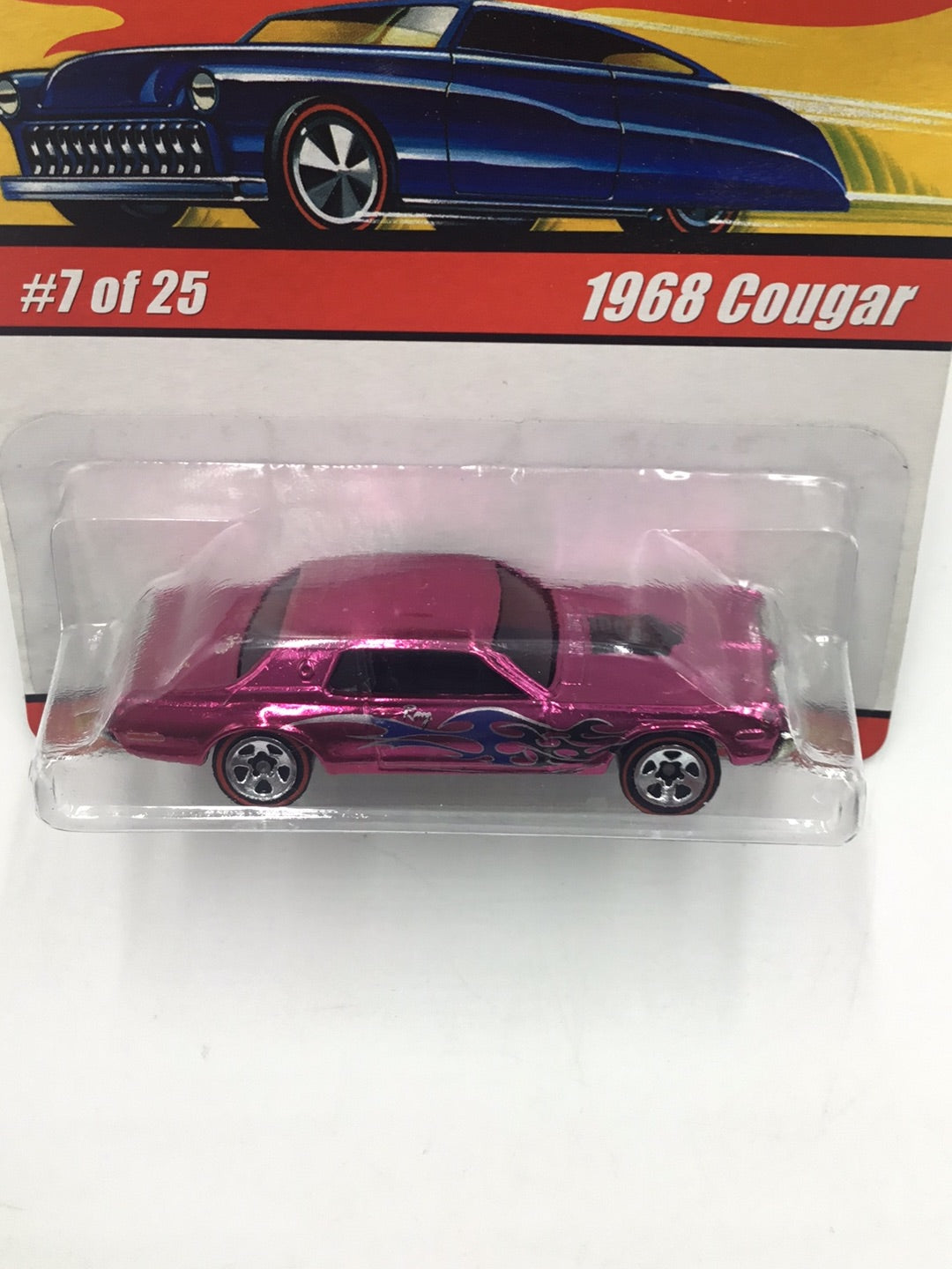 Hot wheels classics series 1 #7 1968 Cougar (pink) KK3