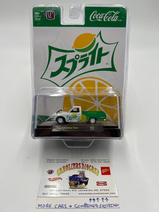 M2 Machines Sprite 1978 Datsun Truck White/Green A33 194E