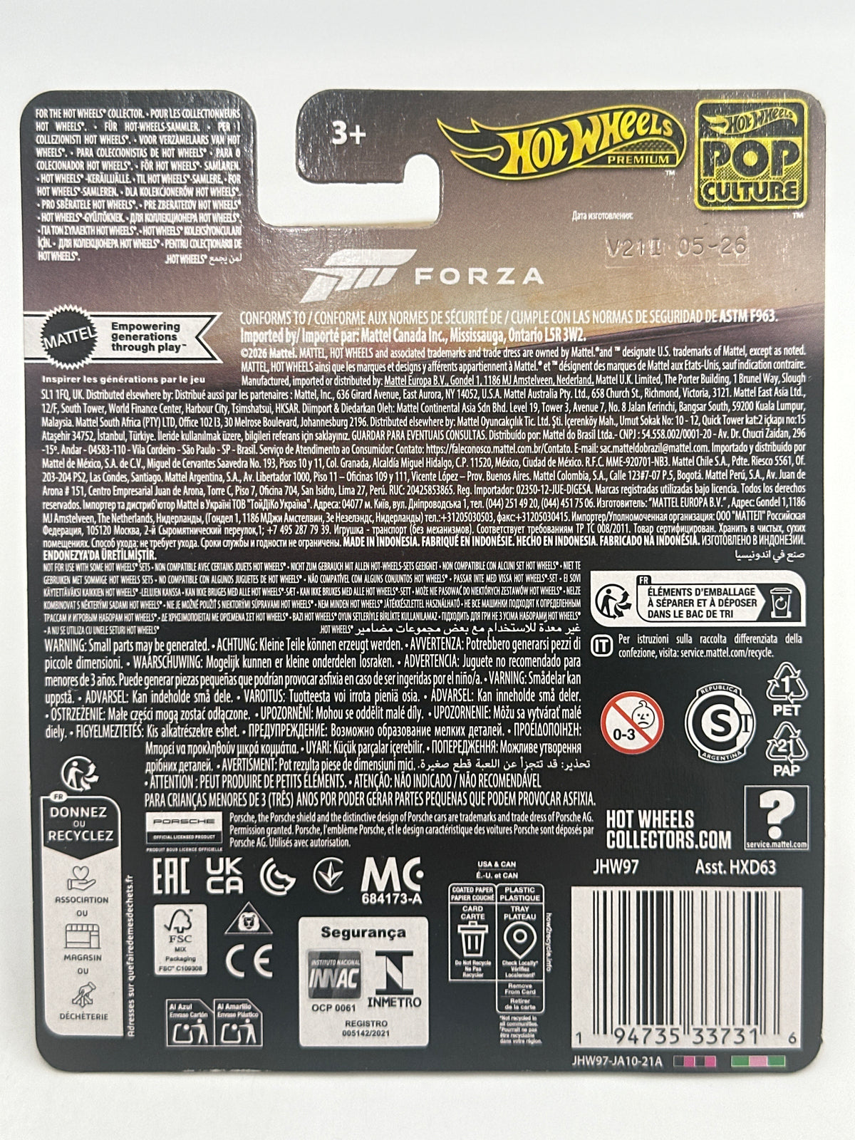 2026 Hot Wheels Premium Pop Culture Forza 66 Porsche 906 Carrera 6