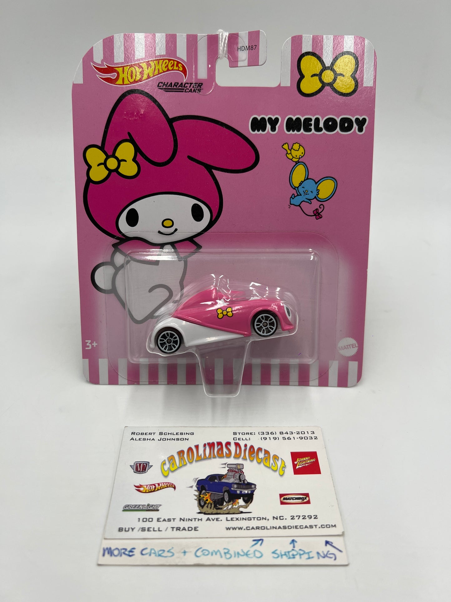 Hot Wheels Character Cars My Melody Pink/White 113B