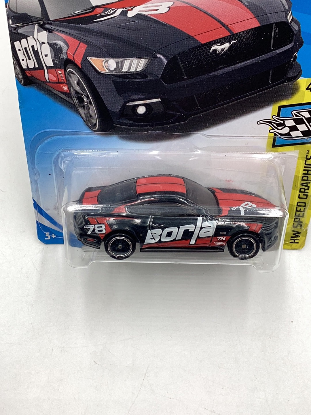 2018 hot wheels super treasure hunt 2015 Ford Mustang GT W/Protector