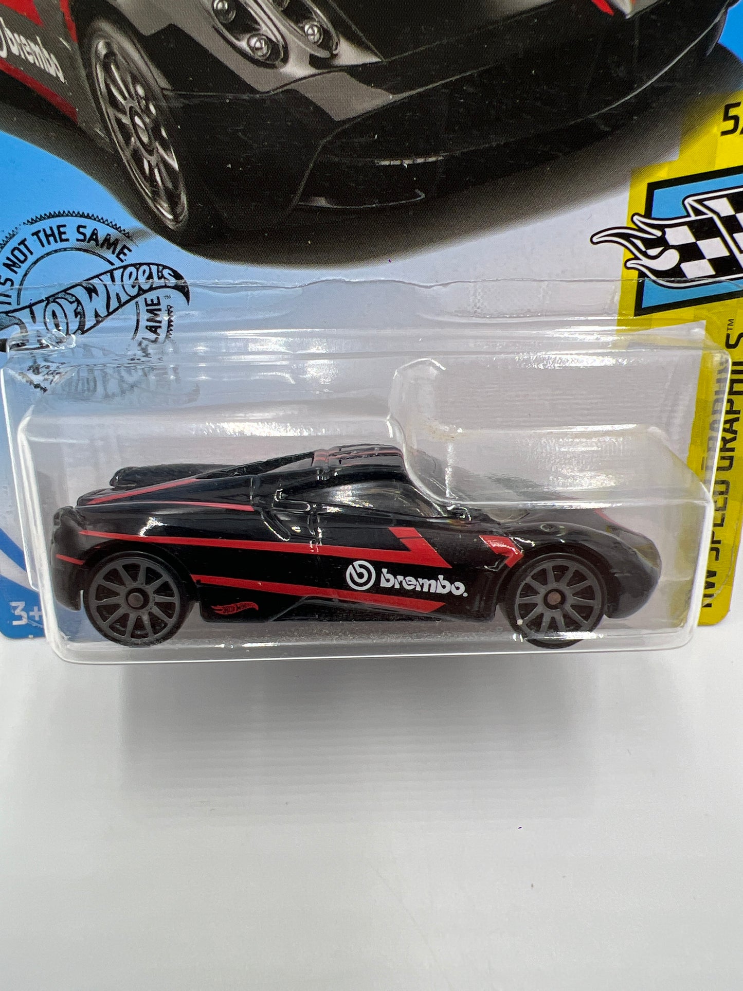 2019 Hot Wheels Speed Graphics #148 Pagani Huayra Black Brembo 106C