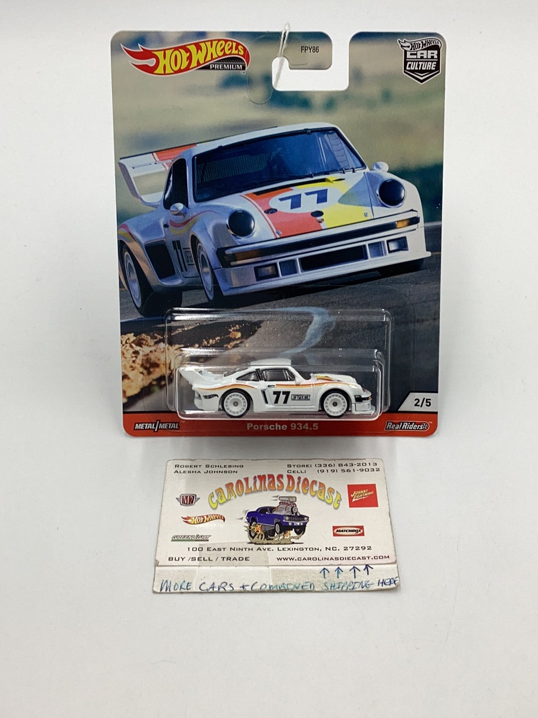 Hot Wheels Thrill Climbers Porsche 934.5 2/5 253B