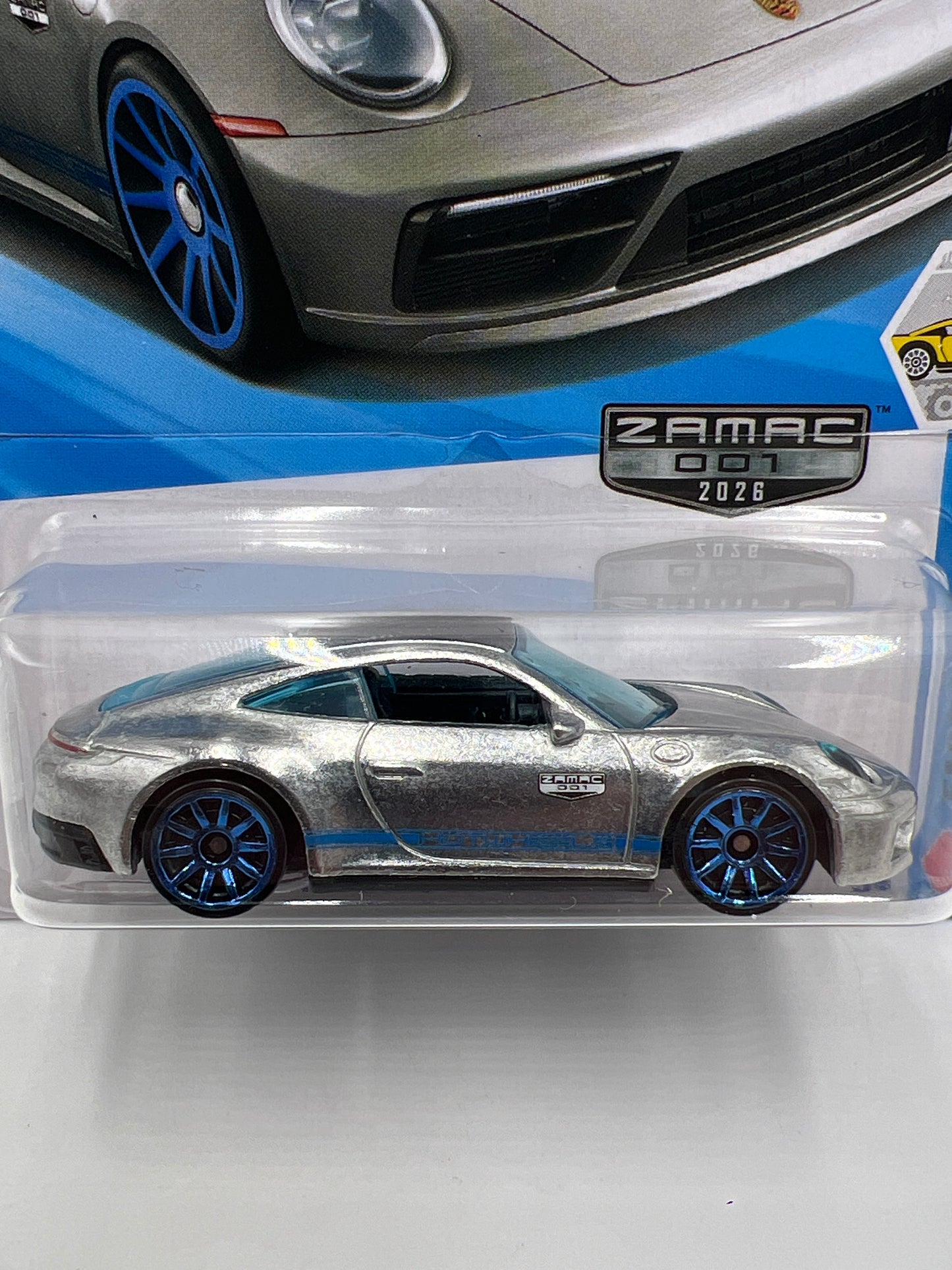 2026 Hot Wheels Walmart Exclusive Zamac 1 #15 Porsche 911 Carrera T 144E