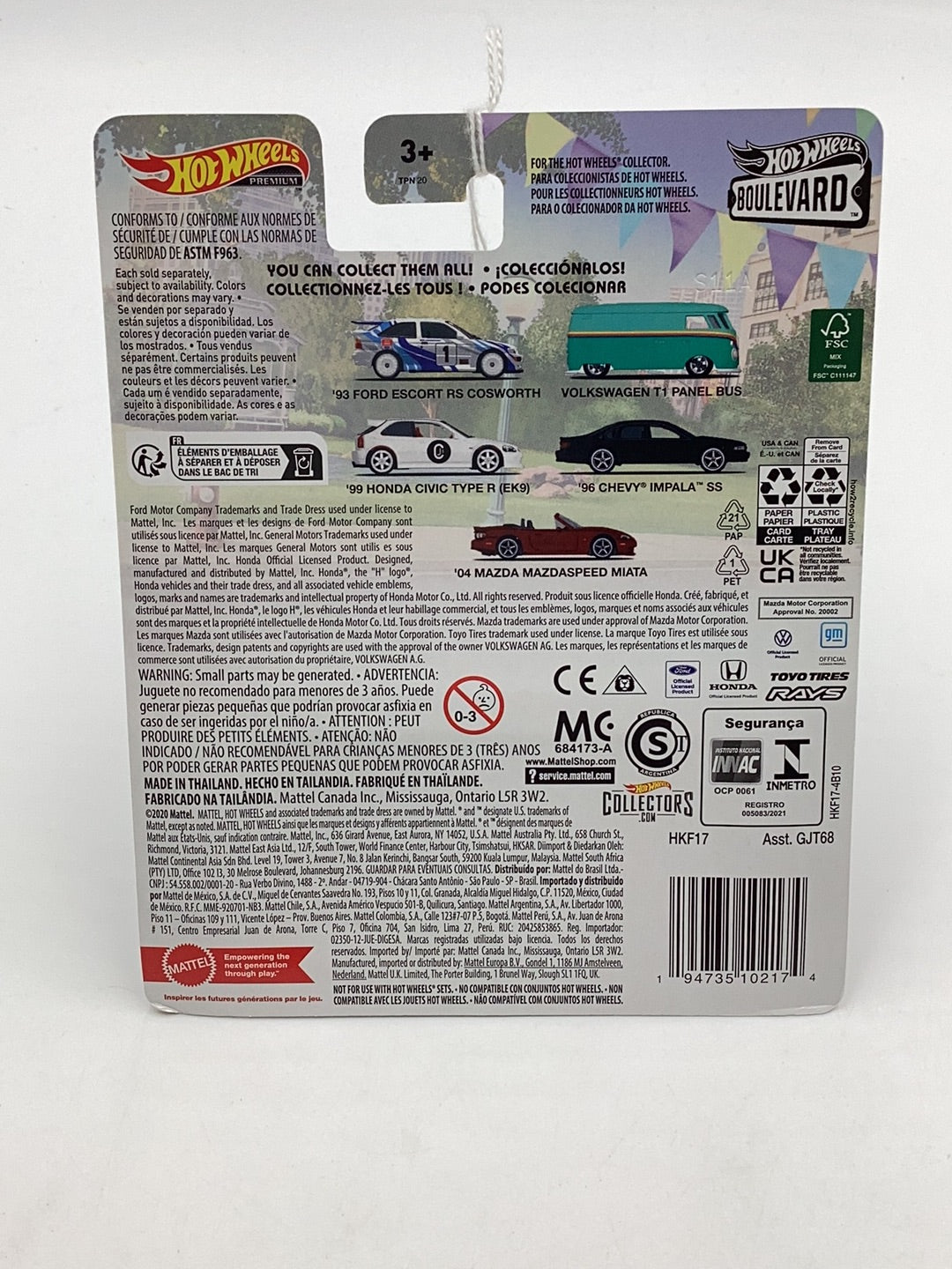 Hot Wheels Boulevard #71 ‘93 Ford Escort RS Cosworth